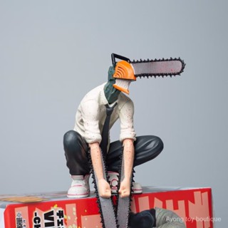 โมเดลฟิกเกอร์ รูปผู้ชาย Furyu Electric Chainsaw Man Noodle บรรจุกล่อง สําหรับตกแต่งรถยนต์