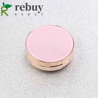 Rebuy กล่องพัฟฟองน้ํา ขนาดเล็ก คุณภาพสูง พร้อมกระจกแต่งหน้า DIY สีชมพู