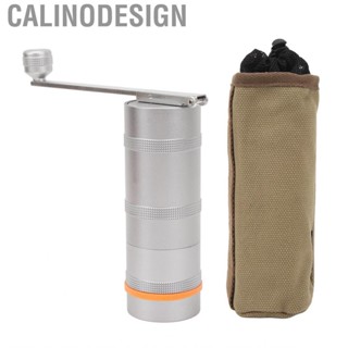 Calinodesign Coffee Grinder  Compass Type Adjustment All Metal  Bin Portable for Outdoor