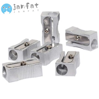 Janfat กบเหลาดินสอ โลหะผสมอลูมิเนียม 6 แพ็ค 6 แพ็ค