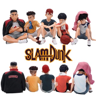 Slam Dunk ตุ๊กตาโมเดลเครื่องประดับ Sakuragi ดอกไม้ถนน Rukawa Maple Mitsui Shou Miyagi Ryota Akagi Takenori สมบูรณ์โมเดลตุ๊กตาเดสก์ท็อปเครื่องประดับตกแต่งรถยนต์