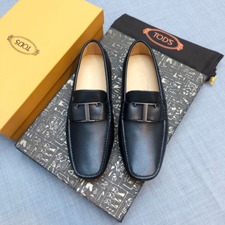 TODS พร้อมส่ง รองเท้าหนัง สไตล์คลาสสิก สําหรับผู้ชาย