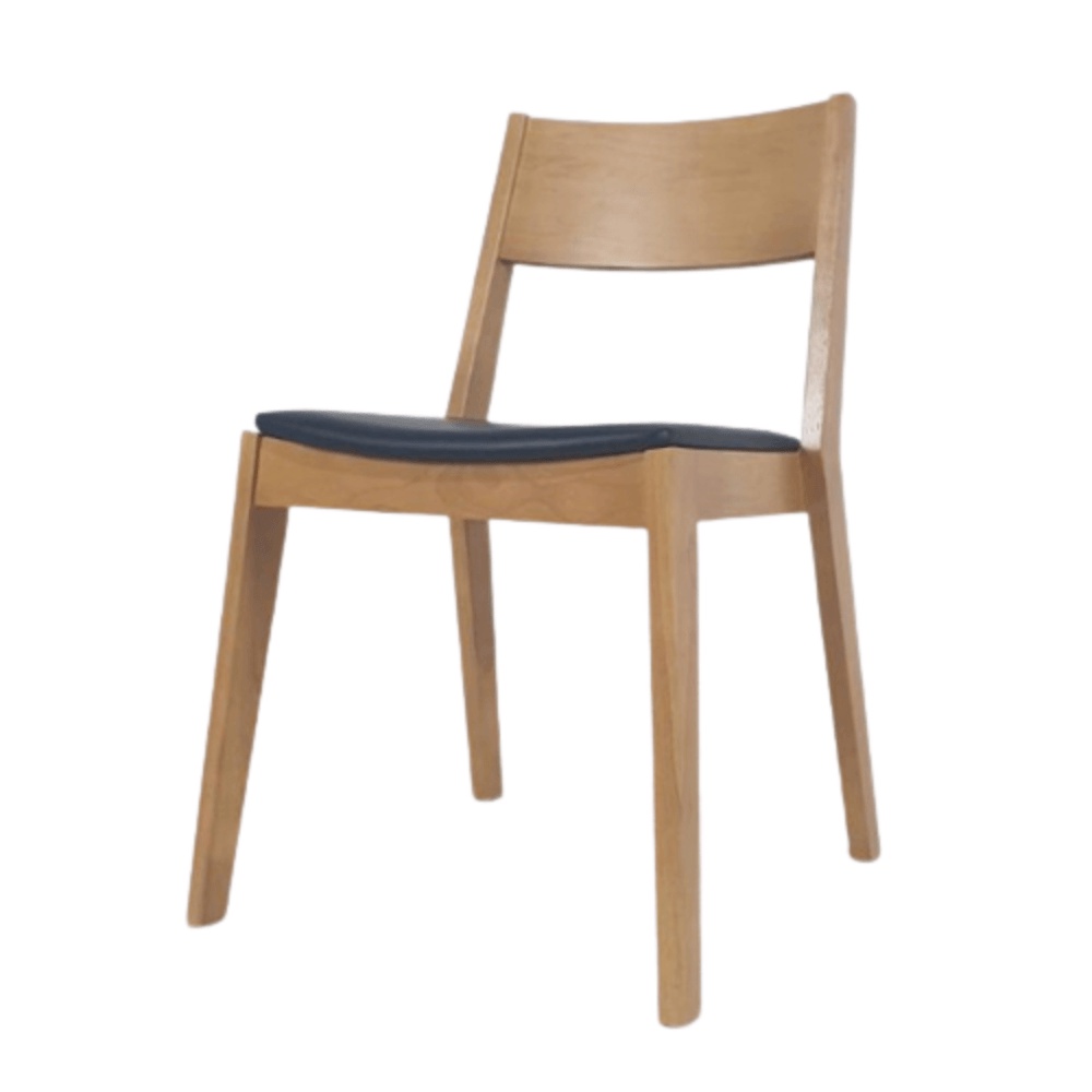 Ghouse Online-DELICATO เก้าอี้ทานอาหาร รุ่น Retro ขนาด51x53x81ซม. สีโอ๊ค สินค้าขายดี