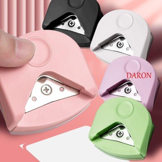 Daron R4 เครื่องเจาะมุมกระดาษ R4 โลหะ 5 สี สําหรับตัดกระดาษ การ์ดรูปภาพ DIY