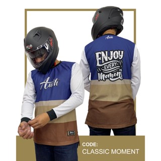 เสื้อกีฬาแขนสั้น ลายทีมรถจักรยานยนต์ Jersey " Classic Moment "