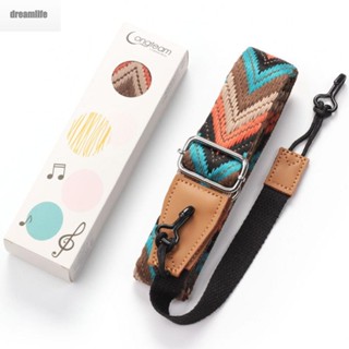 【DREAMLIFE】Ukulele Strap Nylon Universal With Hook Accessories Adjustable Durable