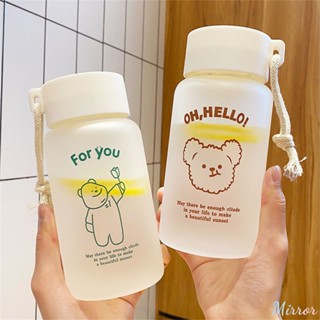 Portbael ถ้วยน้ำ Bpa ฟรีขวดน้ำป้องกันการรั่วขวดน้ำขนาดใหญ่น่ารักการ์ตูนสัตว์กาต้มน้ำเด็กของขวัญ M