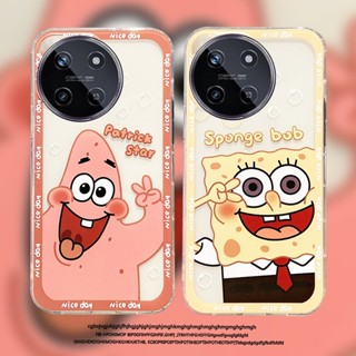 พร้อมส่ง เคสโทรศัพท์มือถือ TPU นิ่ม แบบใส ลายการ์ตูนน่ารัก สีชมพู สีเหลือง สําหรับ Realme 11 NFC C51 4G Realme11 11NFC RealmeC51 2023