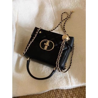 Nanfeng Chio2nd elegant movement small square bag female advanced sense handbox bag foreign gas chain satchel bag