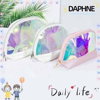 Daphne กระเป๋าเครื่องสําอาง PVC แบบใส จุของได้เยอะ กันน้ํา ของขวัญ สําหรับผู้หญิง