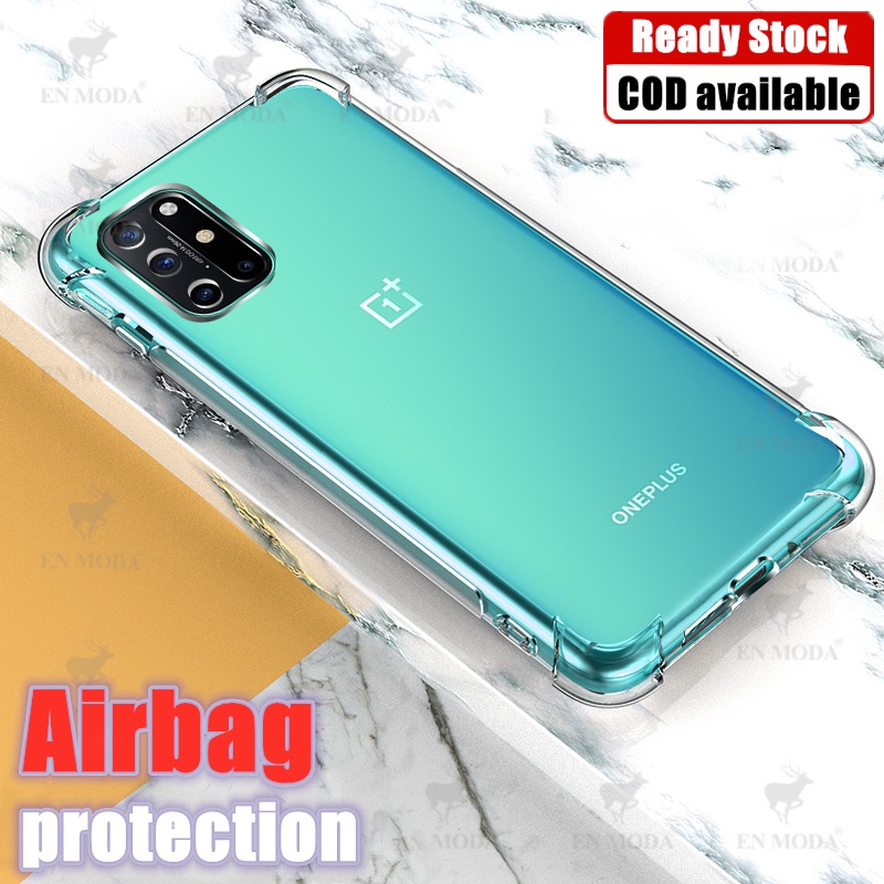 Crystal ClearFor OnePlus 8T KB2001 KB2000 KB2003 KB2005 ยางนุ่มเจล Jelly Case โปร่งใสทหารเกรดป้องกัน