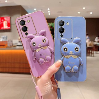 เคสโทรศัพท์มือถือ ซิลิโคนนิ่ม พร้อมขาตั้ง พับได้ สําหรับ Infinix Note 12 G96 Hot 20S 20 11S NFC 12 12i 12 11 10 Play 10S Pro 5G