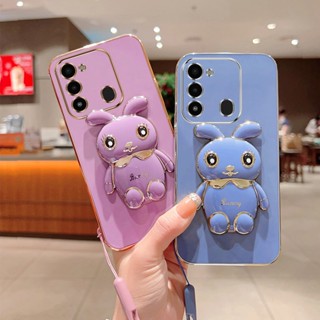 [พร้อมส่ง] เคสโทรศัพท์มือถือ ซิลิโคน กันกระแทก ลายน่ารัก 3D พร้อมขาตั้ง สําหรับ Infinix Tecno Spark GO 2022 8C KG5 KG5j KG5k