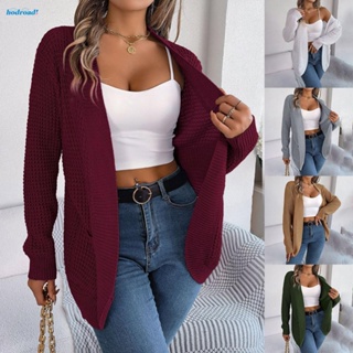 【HODRD】Chic Womens Rope Cardigan Sweater Long Sleeve Solid Color Fashion Autumn Winter【Fashion】