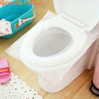 50 Pack Disposable Waterproof Toilet Seat Covers Antibacterial &amp; Travel friendly