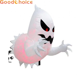 4.6 FT Halloween Inflatable Ghosts Build-in LEDs Broke Out from Win-dow