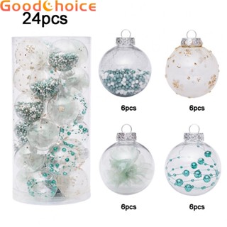 Christmas decorations 24pcs 6cm painted Christmas ball set hanging decorations