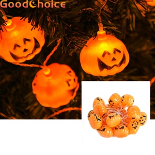 10ft 20LED Pumpkin Lanterns String Lights Halloween Theme Indoor/Outdoor Decor