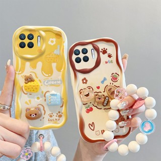 เคส Oppo a93 เคส Oppo reno 4F เคสโทรศัพท์มือถือ ลายการ์ตูนตุ๊กตาครีม 3D แฟชั่น สําหรับ Oppo a93 reno 4F