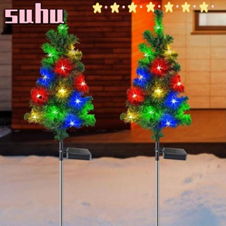 Suhuhd โคมไฟ LED กันน้ํา สําหรับตกแต่งต้นคริสต์มาส 2 ชิ้น