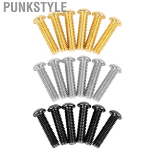 Punkstyle Bass Bridge Height Adjustment Screws  Versatile 6PCS Guitar Hex Easy Installation and  for