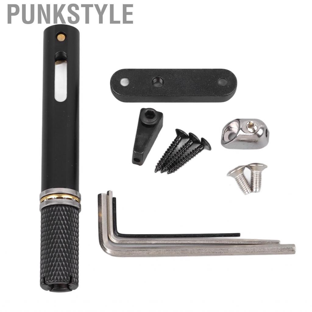 Punkstyle สะพานส่วนบุคคล Headless FIXED Metal ติดตั้งง่ายอานการปรับแต่งที่ถูกต้องสำหรับกีตาร์ 5 สาย