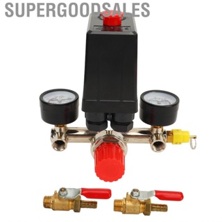 Supergoodsales Pressure Valve Switch  High Strength 0 To 180PSI Air Compressor Regulator Accurate Simple Installation Automatic for Pump