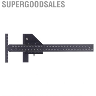 Supergoodsales Woodworking T Ruler  Fine Workmanship Scriber Lightweight Accurate Scale 0 To 280mm for Carpenter Marking