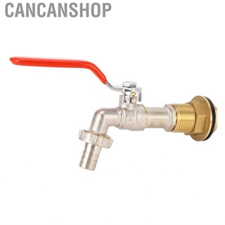 Cancanshop Barrel Spigot  Brass Silicone Durable 1/2in Leakage Free Easy Installation Hose Bibb Female Thread for Buckets