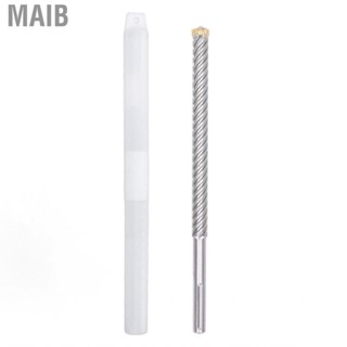 Maib Impact Drill Bit  Clean Cutting 280mm Drilling Depth Spiral Tool 25mm Hole Carbide Tip Easy Installation for Brick