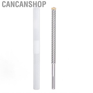 Cancanshop Spiral Drill Bit Tool  6 Flute 400mm Length Carbide Tip Clean Cutting Rotary Hammer for Cement