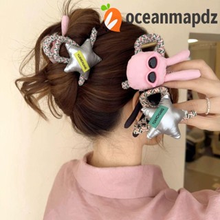 Oceanmapdz กิ๊บติดผม ลายการ์ตูนอนิเมะ ดาวห้าแฉก ตลก หางม้า เครื่องประดับผม สองด้าน ปาร์ตี้