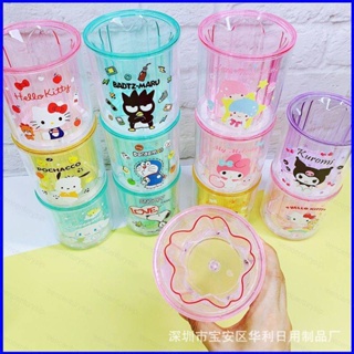 Gp1 Sanrio HelloKitty Cinnamon Doraemon marvel mymelody กล่องปากกาเจลลี่ใส หมุนได้ อเนกประสงค์