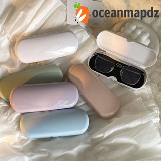 Oceanmapdz กล่องแว่นกันแดด พลาสติก ป้องกันรอยขีดข่วน สไตล์เกาหลี หรูหรา น้ําหนักเบา เคสแว่นตา กันน้ํา ตัวเมีย / ตัวผู้