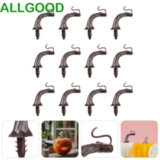 Allgoods ก้านฟักทองปลอม ด้ามจับพลาสติก ทนทาน ปลอดภัย สําหรับตกแต่ง DIY 24 ชิ้น