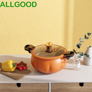 Allgoods หม้อซุปฟักทอง เหล็กกลั่น ขนาดใหญ่ 5/8 ลิตร อเนกประสงค์ ไม่เหนียวติด