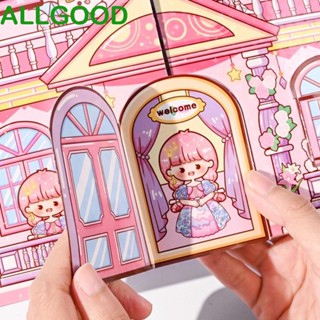 Allgoods หนังสือปราสาทเจ้าหญิง แฮนด์เมด DIY สําหรับเด็ก