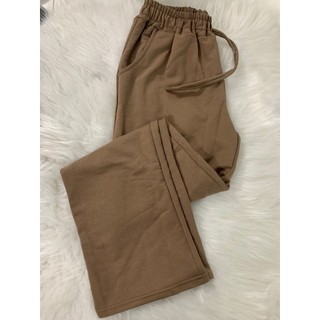 Calça Gringa Tecido Moletom Feminina - Marrom/Preto/Rosa/Lilas