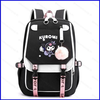 Gp1 Sanrio Kuromi กระเป๋าเป้สะพายหลัง ความจุขนาดใหญ่ กันน้ํา ระบายอากาศ พิมพ์ลาย แฟชั่น สําหรับนักเรียนหญิง