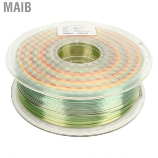 Maib Silk Rainbow PLA Filament  Textured 3D Printer Smooth Strong Toughness Gradient Continuous Feed for Printing