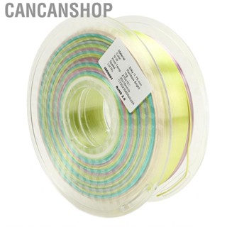 Cancanshop PLA Filament Color Gradient Rainbow Multicolored Silky Shiny 1.75mm