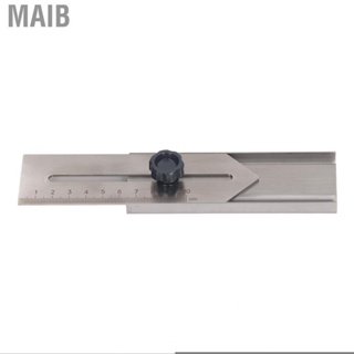 Maib Sliding Line Ruler 0 To 100mm Stainless Steel Scale Woodworking Parallel