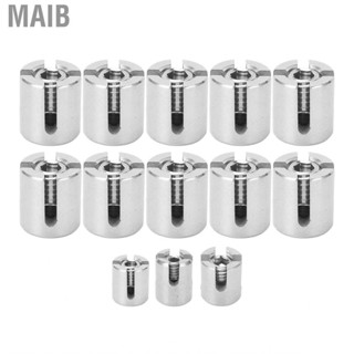 Maib Cross Cable Clamp Set  Multipurpose High Strength 10Pcs Railing Clamps for Indoor