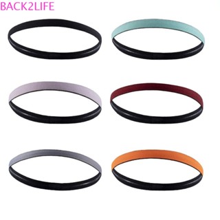 Back2life ที่คาดผมซิลิโคน แบบยืดหยุ่น กันลื่น สีแคนดี้ สําหรับเล่นกีฬา ขี่จักรยาน ฟุตบอล