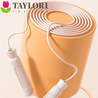 Taylor1 เชือกกระโดด ไร้สาย ใช้คู่ เผาผลาญไขมัน สําหรับผู้หญิง ยิม กระโดด เชือกถ่วงน้ําหนัก บอลกระโดด บ้าน ฟิตเนส ฝึกกีฬา เชือกถ่วงน้ําหนักเงียบ
