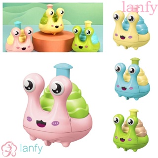 Lanfy ของเล่นยานพาหนะพลาสติก รูปหอยทาก ขนาดเล็ก เพื่อการศึกษา สําหรับเด็กวัยหัดเดิน