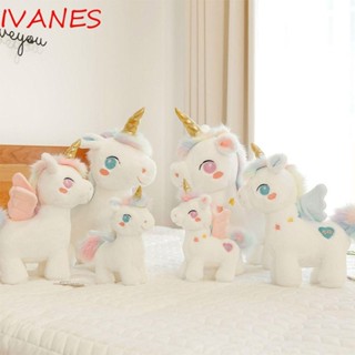 Ivanes ตุ๊กตายูนิคอร์น ผ้าฝ้าย PP นิ่ม 25 40 55 ซม. ของขวัญ สําหรับเด็กผู้หญิง