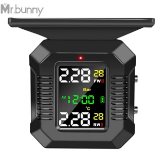 เครื่องวัดความดันลมยาง 2.1-3.3v หน้าจอ LCD กันฝุ่น สําหรับรถจักรยานยนต์ TPMS