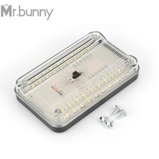 ไฟหลังคารถยนต์ 12V 36 LED โดมเพดานอ่านหนังสือท้ายรถ พลาสติก ABS เปิด / ปิด