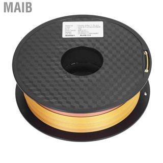 Maib Printer Filament  Consumable 1.75mm PLA Stable 200-215℃ Gold Purplish Red Black 3 Colors Eco Friendly for 3D Printing